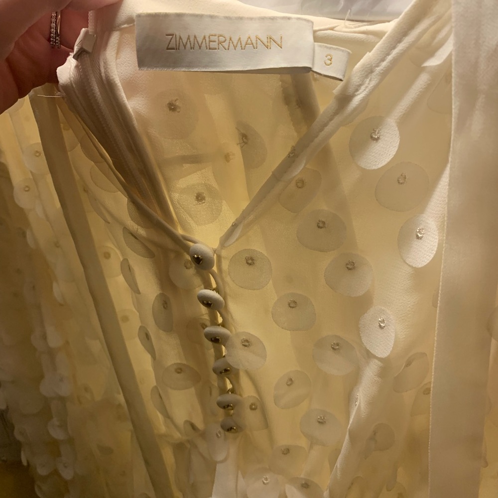 Zimmermann midi white dress - Picture 2 of 4